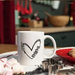 Mugs 1pc 11oz/330ml Mug Coffee For LOVE MINI Gift Friends Sisters Colleagues Family Drinker Owner Ceramic Cup