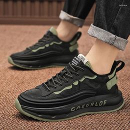 Casual Shoes 2024 High Quality For Male Lace Up Men's Vulcanize Winter Warm Man Sneakers Mixed Colors Platform