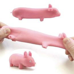 Decompression Toy Childrens Play Stress Relief Kawai Pink Pig Body Mini Pet Anti Stress Animal Anxiety Fun Party Likes Squirrel Toys WX
