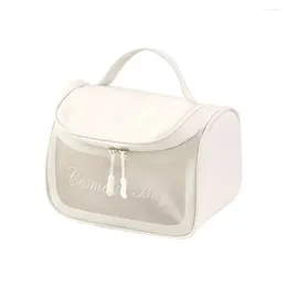 Cosmetic Bags Large Capacity Bag Cute DIY Stickers Kawaii Storage Waterproof Portable Makeup Pouch
