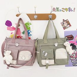 Shoulder Bags Cute Waterproof Canvas Handbags Bag Nylon Ladies Messenger Oxford Crossbody Tote Book For Girls Satchels
