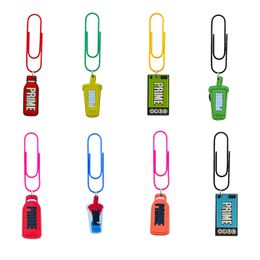 Arts And Crafts Prime Bottle Cartoon Paper Clips Bookmark Clamp Desk Accessories Stationery For School Nurse Gifts Colorf Memo Paginat Otal9