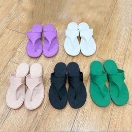 rubber thong sandals designers slippers luxury flat shoes summer Slides rubber sole flip flops with box 569