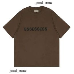 Of Fear Esse Tshirt Designer Essen Men T-Shirt Essentialsclothing Womens T Shirt Essentialspants O-Neck 3D Letters Luxurys Top Quality Letter Printed Shirt 919