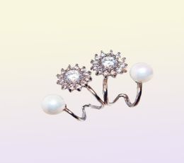 big brand style ins fashion designer earrings super glittering diamond zircon crystal pearl stud earrings woman3016774