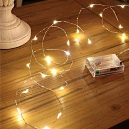 Strings 1/2/5/10M Led Fairy Lights Copper Wire String Holiday Outdoor Lamp Garland For Christmas Tree Garden Wedding Party Decoration
