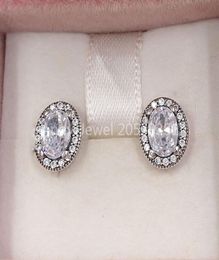 Andy Jewel Authentic 925 Sterling Silver Studs Vintage Elegance Stud Earrings Fits European Style Studs Jewellery 296247CZ8952744