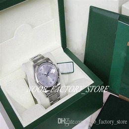 Men Watch New Factory Sales 2813 Automatic movement 41MM NEW MENS SS 18K WHITE GOLD GREY ARABIC II MODEL 116334 SERIAL with Original 316z