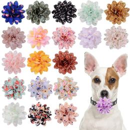 Dog Apparel 50/100pcs Flower Collar Remove Bowtie Accessories Big Flower-Collar For Pets Bow Ties Small-Large