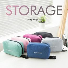 Storage Bags Makeup Bag With Hanging Hook Large Capacity Portable Cosmetic Pouch Luggage Organiser Daily Use For Home