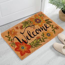 Carpets Brightly Coloured Welcome Mat Spring Doormat Highly Absorbent Anti-slip For Home Entrance Decor Durable Floor Rug