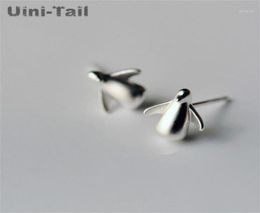 Stud UiniTail 925 Sterling Silver Cute Little Penguin Earrings Korean Fashion Tide Flow Hypoallergenic High Quality Jewelry18244317
