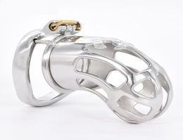 Large Male Device Cock Cage Metal Bondage Belt Scrotum Groove Lock Penis Rings Fetish Lockable Sex Toys for Men 868808969