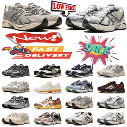 2024 good quality Gel Marathon Running Shoes Designer Concrete Navy Steel Obsidian Grey Cream White Black Ivy Outdoor Trail Sneakers