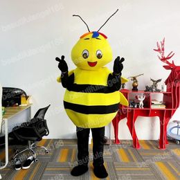 Halloween bee Mascot Costumes High Quality Cartoon Theme Character Carnival Unisex Adults Size Outfit Christmas Party Outfit Suit For Men Women