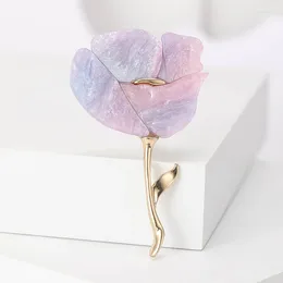 Brooches Fashion Classic Big Flower Brooch Pin Temperament Rose Corsage Design Gift For Men Women Clothing Accessories