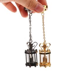 1:12 Dollhouse Miniature Glass Shade Ceiling LED Light Wall Lamp Model Furniture Accessories For Doll House Decor Toys