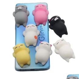 Decompression Toy Kawaii Squishies Mochi Squishy Toys Cute Cat Tpr Mini Relief Birthday Gift Drop Delivery Gifts Novelty Gag Dhlkb