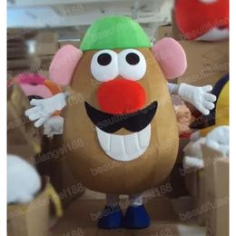 Halloween Potato Mascot Costumes High Quality Cartoon Theme Character Carnival Unisex Adults Size Outfit Christmas Party Outfit Suit For Men Women