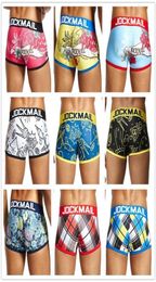 Fashion Jockmail Boxer Sexy Low Waist Breathable Ice Silk Cartoon Print Gay Underwear Toy Have Fun Men Shorts4914089