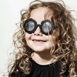 Flower Kids Sunglasses UV400 for Boy Girls Toddler Lovely Baby Sun Glasses Round Cute Children Outdoor Eyewear Gafas De Sol