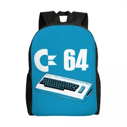 Backpack Commodore 64 Backpacks For Men Women Waterproof College School C64 Computer Games Bag Printing Bookbags