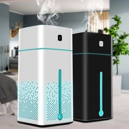 Household Air Purifier Essential Aromas Oil Diffuser 7 Colour LED Night Light Purifier Office Car Room Ultrasonic USB Changing 240516
