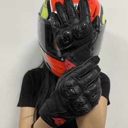 Special gloves for riding New Motorcycle Dennis C2 Gloves Riding Equipment Anti drop Cowhide Breathable Mens and Womens Four Seasons Touch Sc38ZH