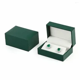 Jewelry Pouches Gift Boxes Packaging Travel Earring Box Cufflinks Storage Display Case Earrings