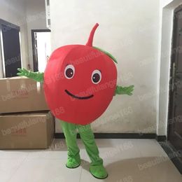 Halloween Red Apple Mascot Costumes High Quality Cartoon Theme Character Carnival Unisex Adults Size Outfit Christmas Party Outfit Suit For Men Women