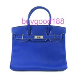 Aa Bridkkin Exquisite Luxury Designer Ladies Classic Fashion Tote Shoulder Bags 30 Handbag Tote Bag Leather Blue