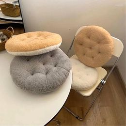 Pillow Round Cookie Shaped Soft Seat For Livingroom Sofa Office Chair Bedroom Plush Stuffed Floor Pad Home Decor