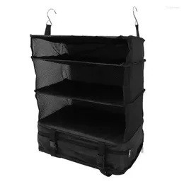 Storage Bags Hanging 3 Shelf Travel Shelves Bag Portable Multifunctional Large Capacity Packing Cubes For