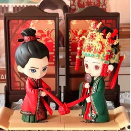 Blind box The Storey Of Ming Lan Blind Box Decoration Creative Wedding Model Dolls Mystery Box Desktop Ornament Gift Action Figures Toys Y240517