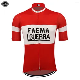Racing Jackets Red Cycling Jersey Ropa Ciclismo Mtb Team Clothing Men Short Sleeve Triathlon Bike Clothes Maillot
