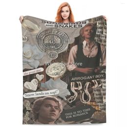 Blankets Comfortable Coriolanus Snow The Blanket Accessories Sofa Decorative Throw Soft Flannel For Office