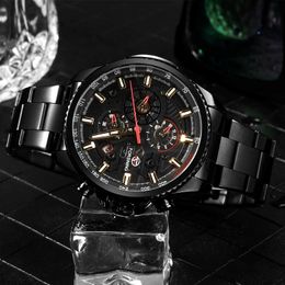 FORSINING Mechanical Watch Men Multi-function Stainless Waterproof Complete Calendar Military Automatic Watches Montre Relogio LY191213 270V