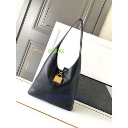 hobo bag Fashion Litchi Pattern locker Vegetable Basket Water Bucket Bag Casual Soft Handbag Texture Shoulder Oblique Straddle