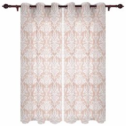 Curtain Ethnic Style Retro Persian Pattern Floral Indoor Bedroom Curtains Living Room Luxury Drapes Large Window Treatments