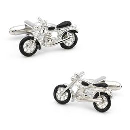 Cuff Links Wholesale and retail of high-quality brass material for mens motorcycle cufflinks black fashionable mountain bicycle cufflinks