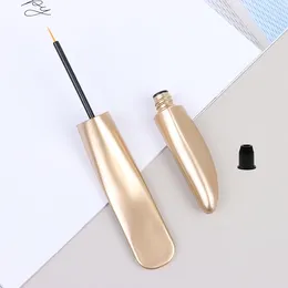 Storage Bottles 1pcs 5ml Golden Eyelash Conditioner Bottle Liquid Eyeliner Empty Tube Refillable Beauty Cosmetics Container Lip Gloss