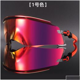 Sunglasses Sunglasses Outdoor Eyewear Cycling Sports Mens Women Encoder Road Mountain Running Windshield Goggles Motorcycle Anti-Travi Dhewa