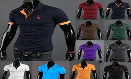 mens fashion personality cultivating shortsleeved shirt polo3115877