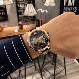 Top montres Personalized luxury mens designer clone AAAA+watch 44mm stainless steel 904L luminous waterproof sapphire hollow glass Reloj superior Spitzenuhr
