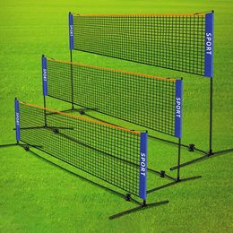 Portable Folding Standard Professional Badminton Net Indoor Outdoor Sports Volleyball Tennis Training Square Nets Mesh 240516