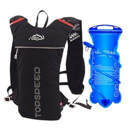 BOLER Trail Running-ultra-light 5L Backpack Running Hydration Vest Marathon Bicycle 2L Water Bag 240517
