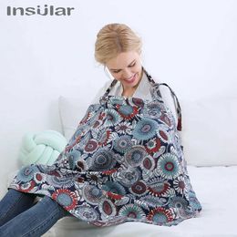 Nursing Cover Insulated baby feeding cover baby breathable cotton fine cotton fabric nursing cloth large nursing feeding cover shawl apron 70 * 100CM d240517