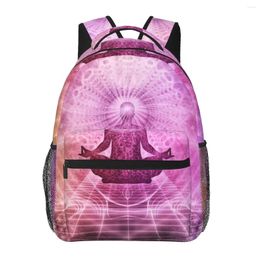 Backpack Yoga Buddha Style For Girls Boys Travel RucksackBackpacks Teenage School Bag