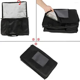 Storage Bags Large Food Delivery Insulated Pizza Takeaway Thermal Cooler Bag Picnic Ice Pack Lunch Foods Drink Boxes