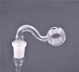 Cheapest Clear Mini Glass Pipes Bong Adapter Pyrex Oil Burner Pipe Hand Glass Pipe with Male Female 10mm 14mm 18mm Joint for Rig Bong ZZ